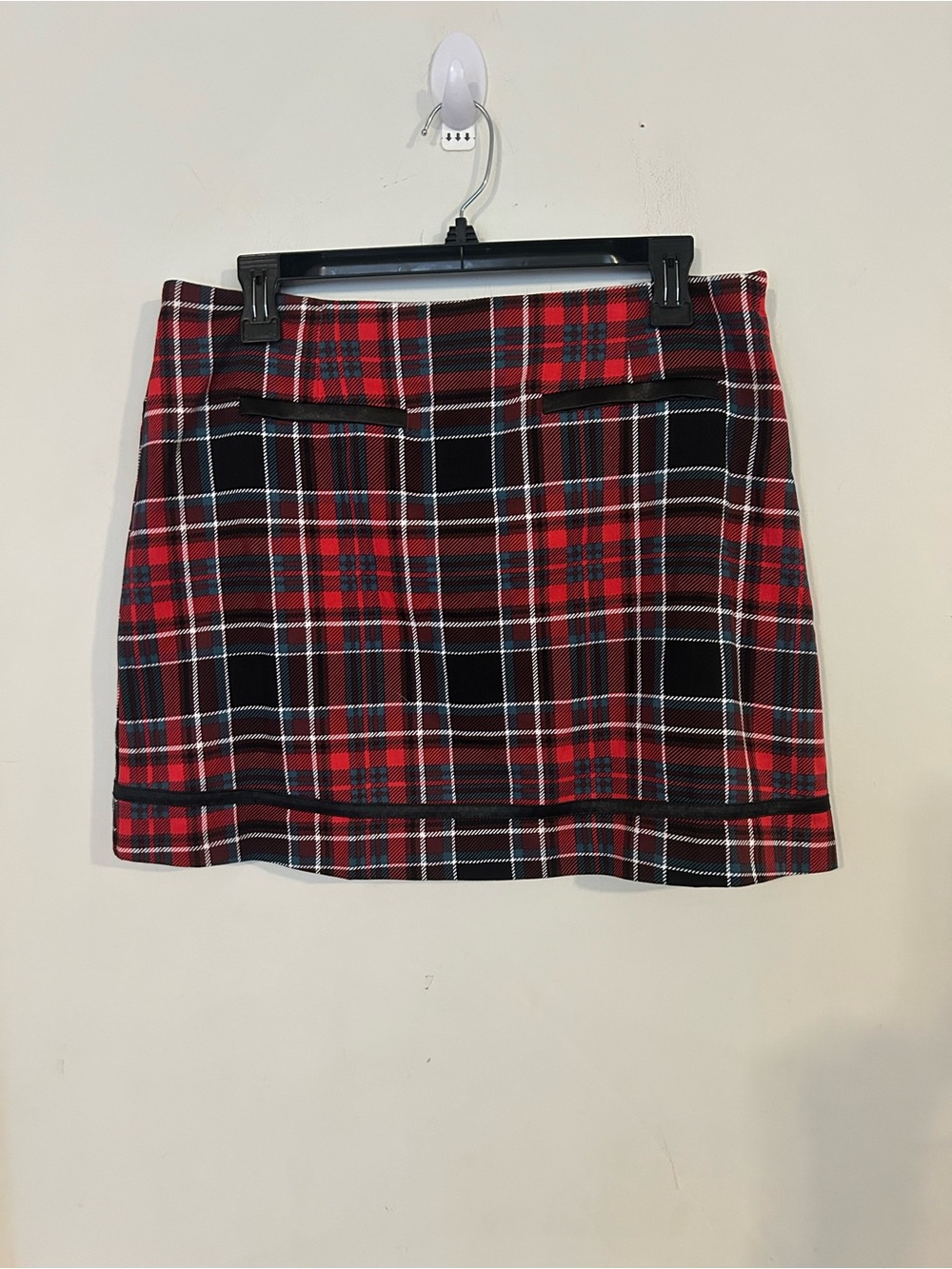 francesca's Jody Plaid Mini Skirt Size Large